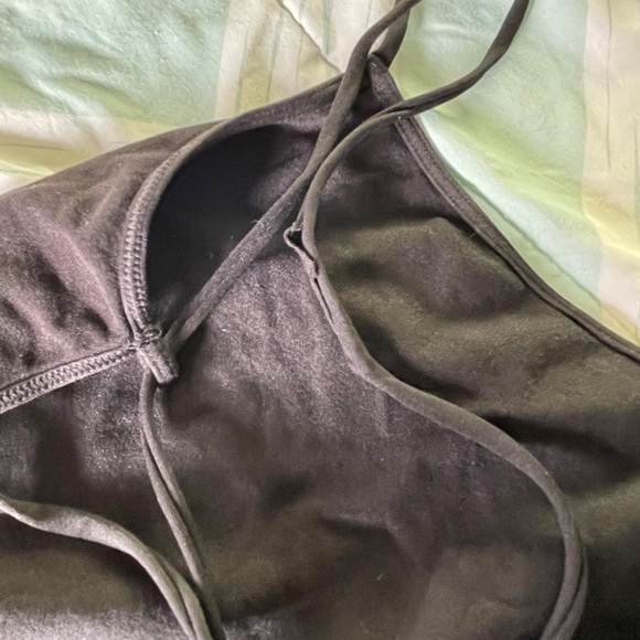 Lulu’s Intrigue Lace-Up Crop Top - Picture 7 of 7